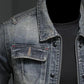 Veste en Denim Vintage Décontractée homme