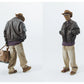 Veste en cuir vintage souple homme