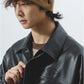 Veste en cuir vintage souple homme