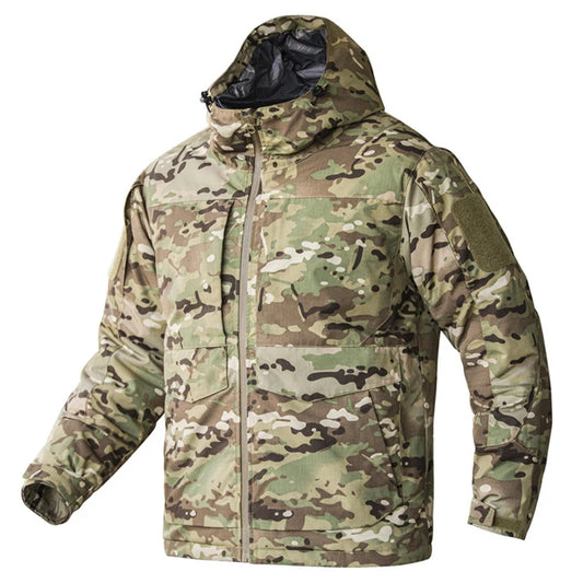 Veste miliaire polaire épaisse Homme