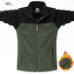 Veste polaire chaude avec fermeture à zipper