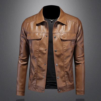 Veste en cuir Bombardier Pour Homme
