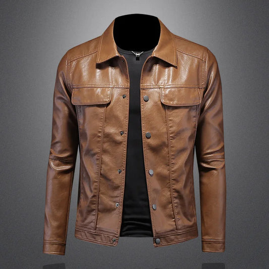 Veste en cuir Bombardier Pour Homme
