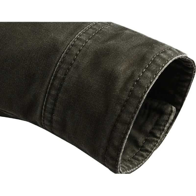 Veste Militaire avec manches à poches homme