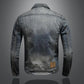 Veste en Denim Vintage Décontractée homme