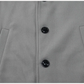 Veste longue en laine avec boutons