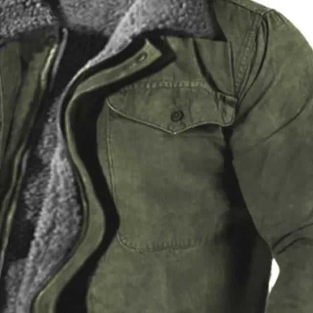 Veste hiver zippée épaisse pour homme