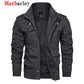 Veste militaire longue double poches homme
