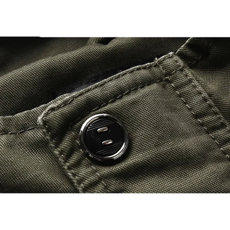 Veste Militaire avec manches à poches homme