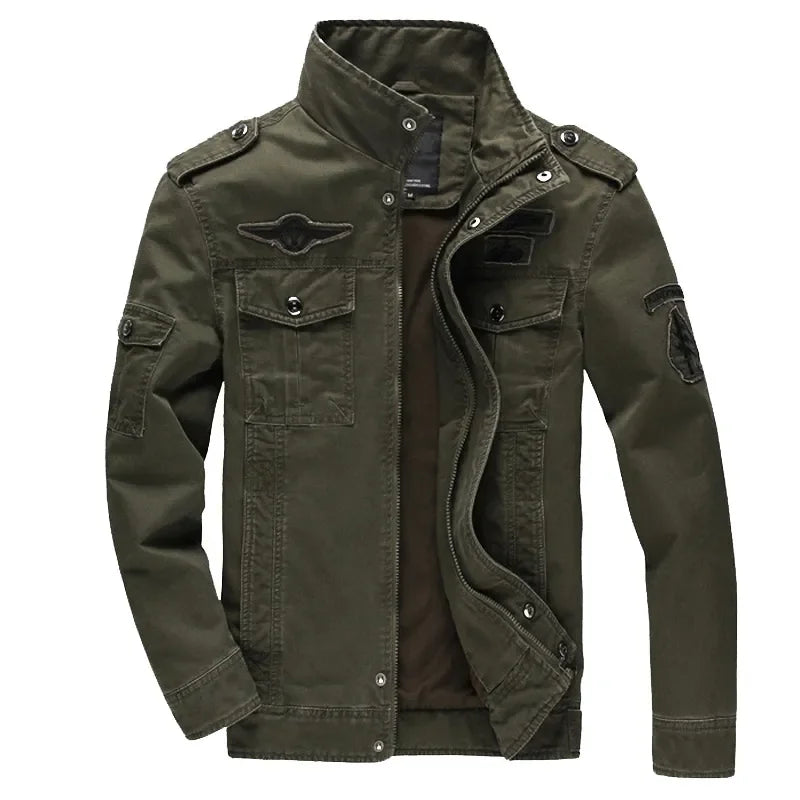 Veste Militaire avec manches à poches homme