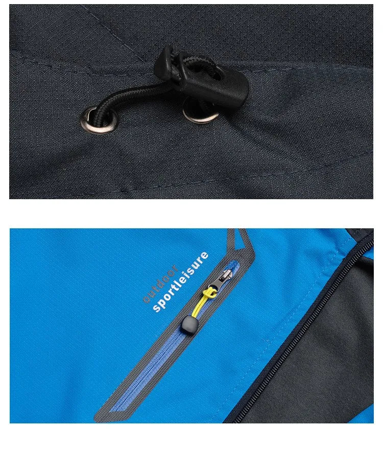 Veste randonnée imperméable respirante pour homme