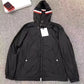 Veste imperméable décontractée à capuche et fermeture éclaire