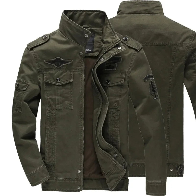 Veste Militaire avec manches à poches homme
