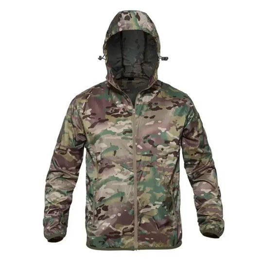 Veste Toile militaire Kaki Homme
