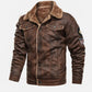 Veste vintage style aviateur marron